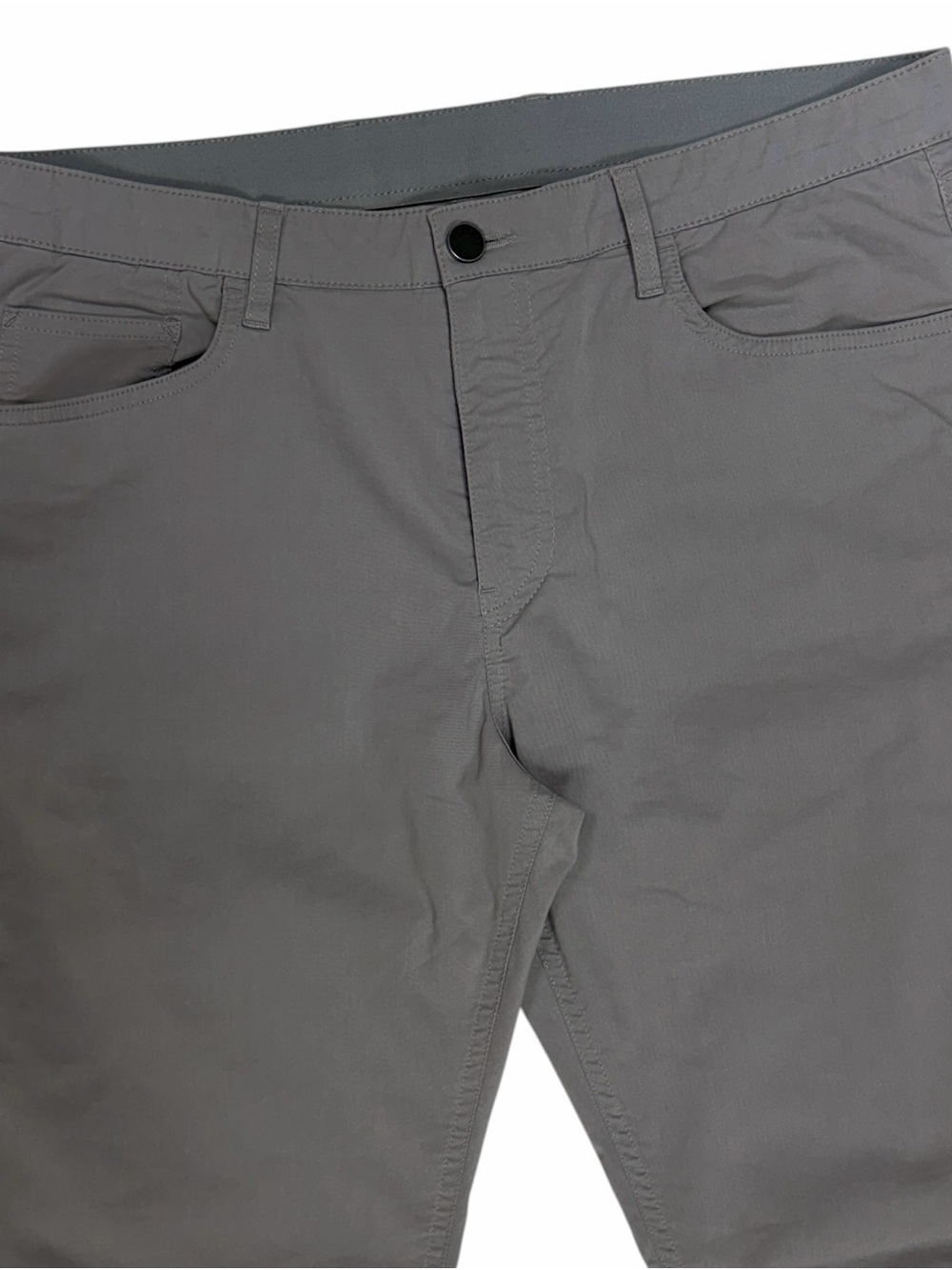 Faherty Pants Mens 34x32 Grey Movement 5 Pocket Golf Performance Stretch Chino